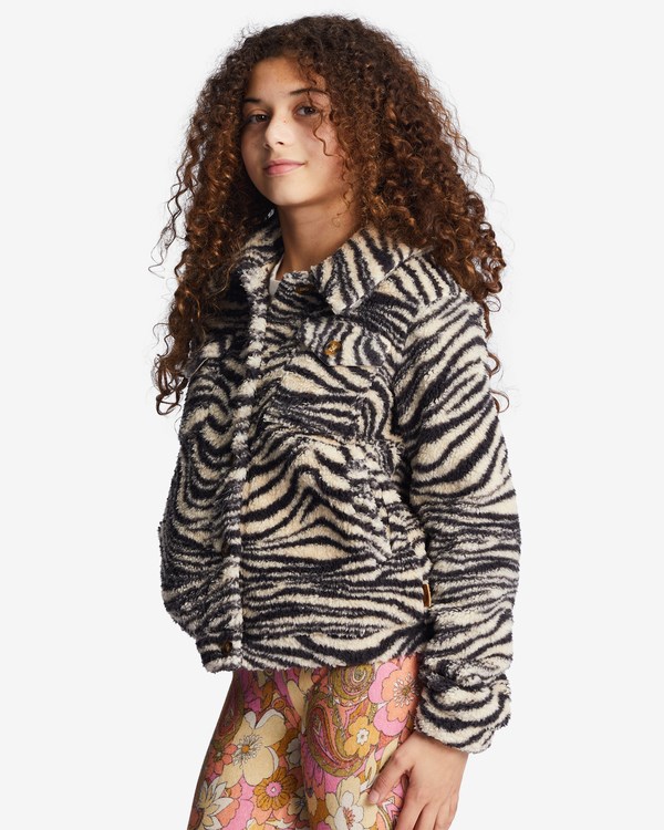 Billabong Grafton Button-Up Sherpa Fleece Jacket Černé | IFTGCU-125