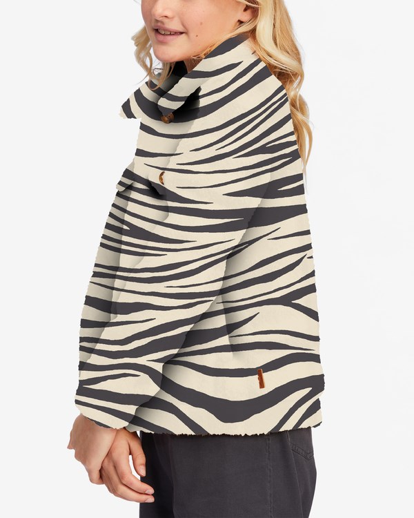 Billabong Grafton Button-Up Sherpa Fleece Jacket Černé | IFTGCU-125