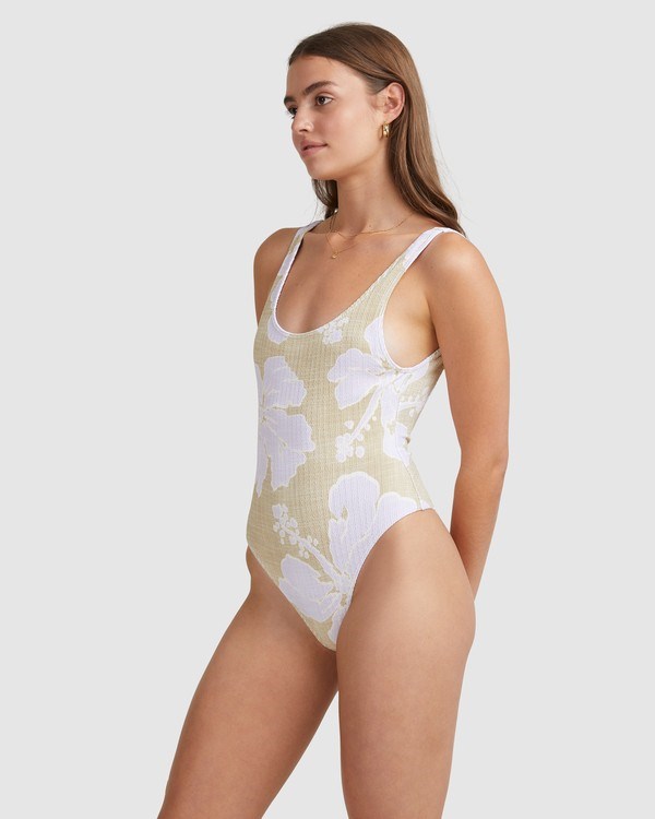 Billabong Haveli Bay Tanker One-Piece Swim Hemp | KJOPSL-031