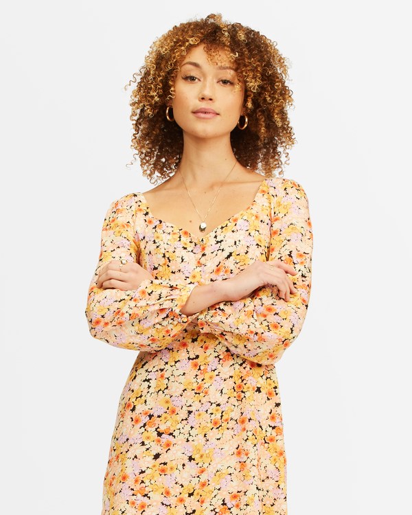 Billabong Heartland Mini Sweetheart Šaty Multi | VCKAFQ-927