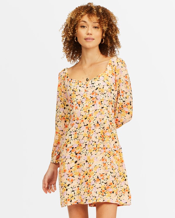 Billabong Heartland Mini Sweetheart Šaty Multi | VCKAFQ-927