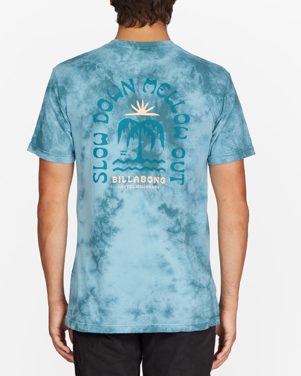 Billabong Heat Tie-Dye Krátké Sleeve T-Shirt Marine | FEPJSN-284