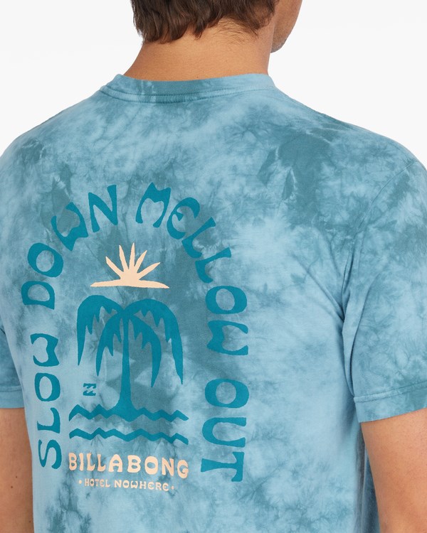 Billabong Heat Tie-Dye Krátké Sleeve T-Shirt Marine | FEPJSN-284