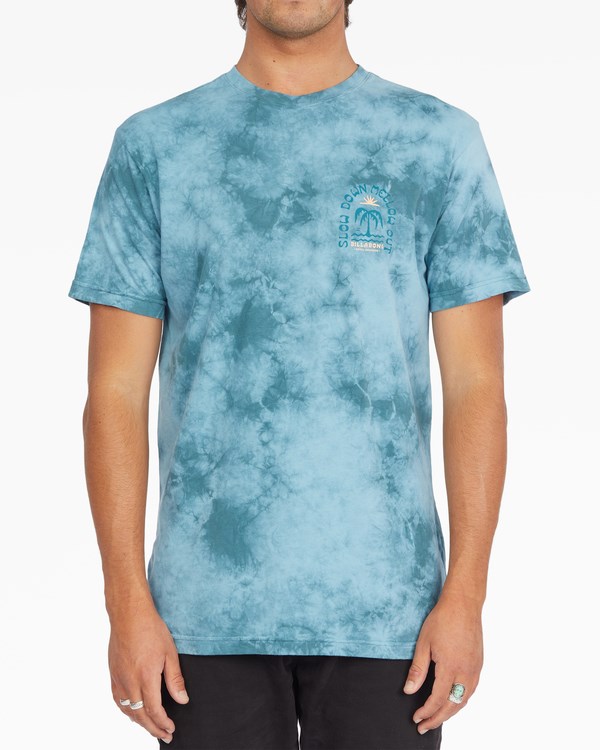 Billabong Heat Tie-Dye Krátké Sleeve T-Shirt Marine | FEPJSN-284