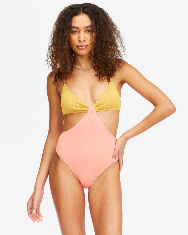 Billabong Hi Life Freya One Piece Swimsuit Sunburst | PQZUJK-492