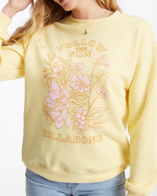 Billabong Home Sweet Home Crewneck Sweatshirt Pineapple | VGYRIS-835
