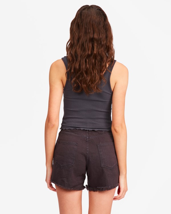 Billabong How Bout That Denim Shorts Černé | UJHBLQ-907
