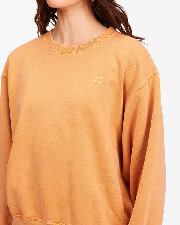 Billabong Ideal Crewneck Sweatshirt Toffee | XSDZTP-203