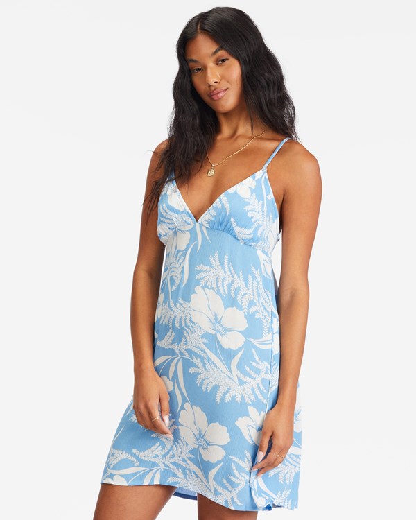 Billabong Just Add Sun Mini Slip Šaty Blankyt | ODLYWI-209