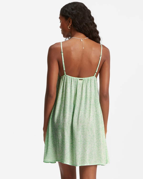 Billabong Just Add Sun Mini Slip Šaty Honey Dew | AHONQI-204