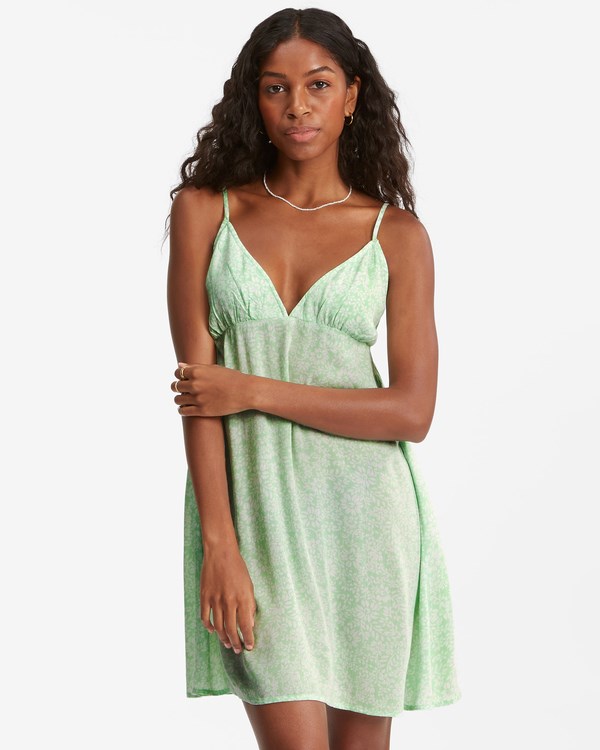 Billabong Just Add Sun Mini Slip Šaty Honey Dew | ASUJKY-608