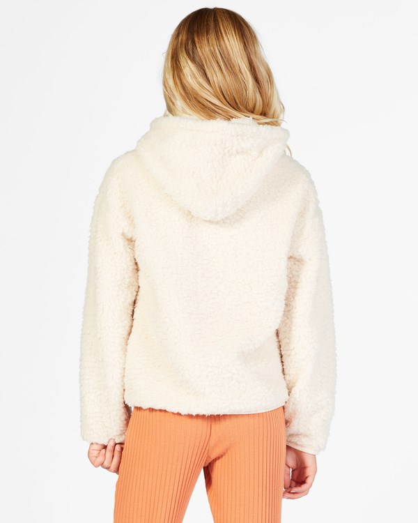 Billabong Just In Time Half-Zip Pullover Sweatshirt Bílé | WLJDUY-186