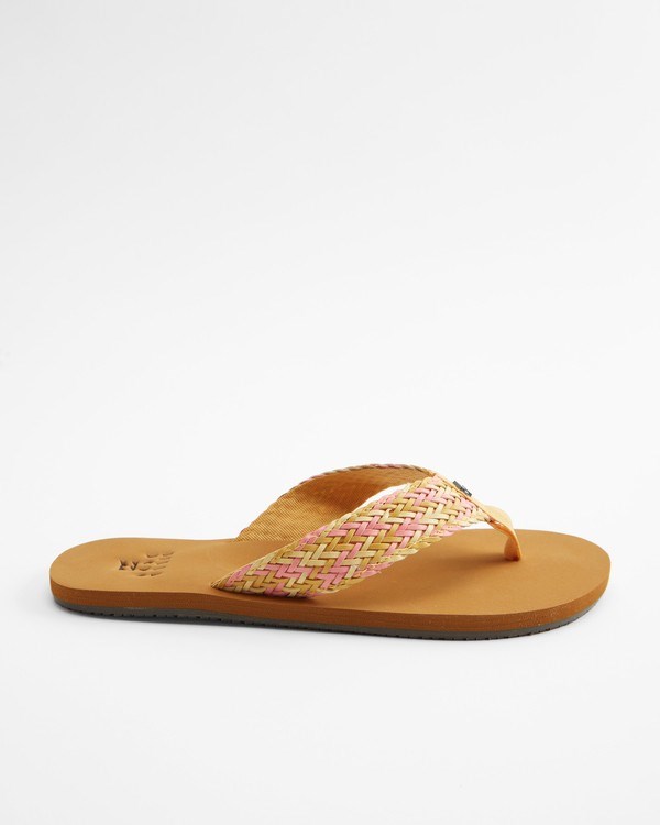 Billabong Kai Braided Sandals Golden Dream | XNYUZT-810