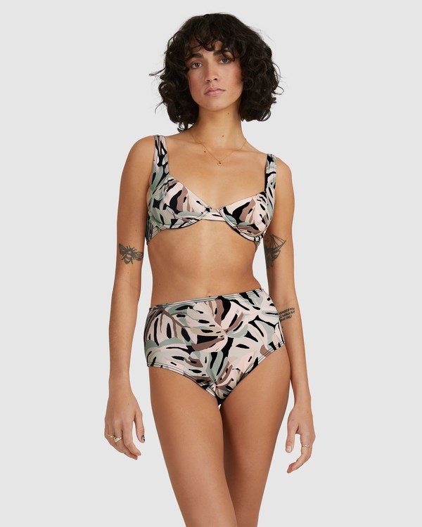 Billabong Kalluah Chloe Bralette Bikiny Top Černé | PXIRWT-385