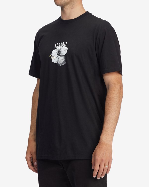 Billabong Kamea Hawaii Krátké Sleeve T-Shirt Černé | YDVOGT-432