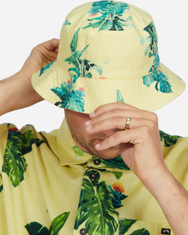 Billabong Kamea Jungle Reversible Bucket Hat Žluté | YGEVWI-189