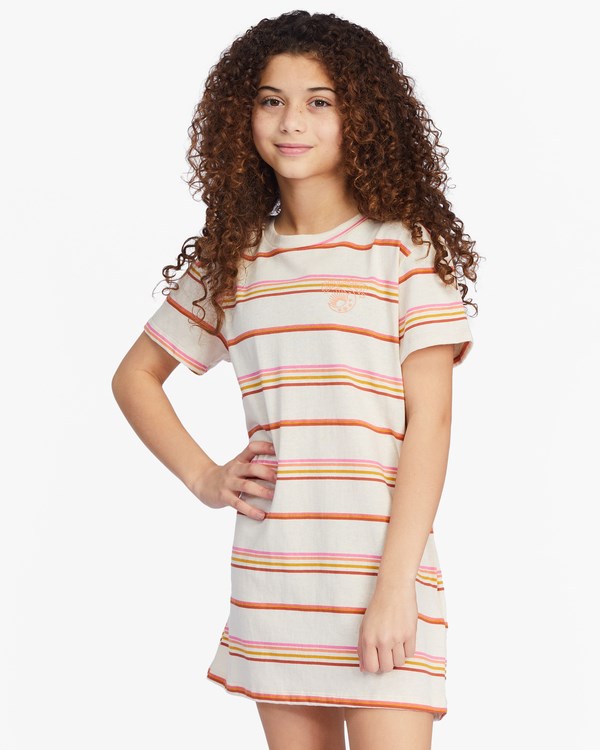 Billabong Keep It Beachy T-Shirt Šaty Růžové | JVCKSU-427