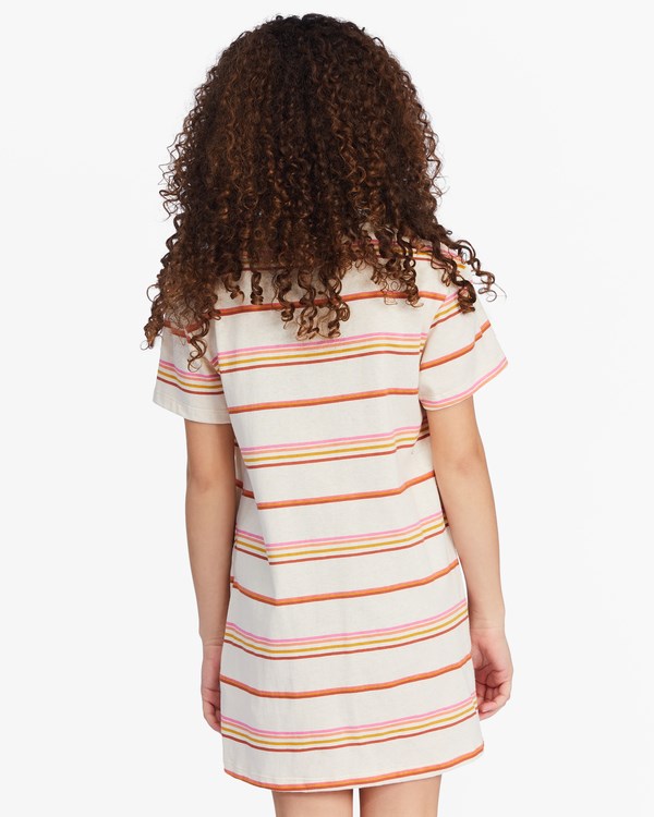 Billabong Keep It Beachy T-Shirt Šaty Růžové | JVCKSU-427
