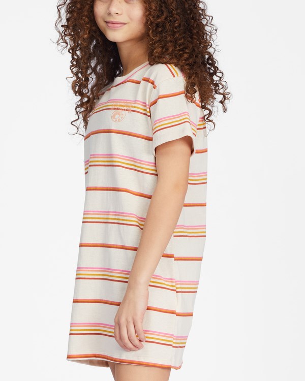 Billabong Keep It Beachy T-Shirt Šaty Růžové | JVCKSU-427