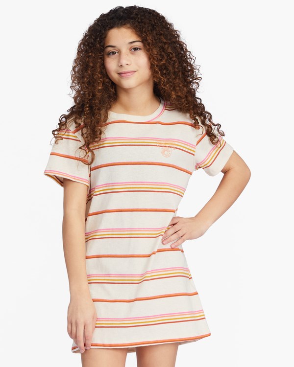 Billabong Keep It Beachy T-Shirt Šaty Růžové | JVCKSU-427
