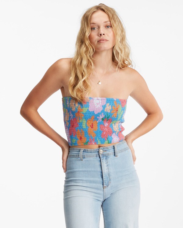 Billabong Keep It Simple Crop Top Multi | WEDNKI-269