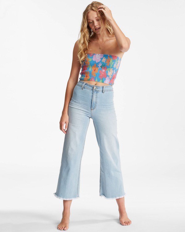 Billabong Keep It Simple Crop Top Multi | WEDNKI-269