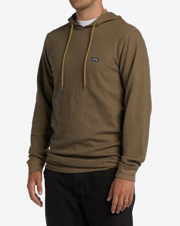 Billabong Keystone Pullover Thermal Hoodie Gravel | PKQXYC-479
