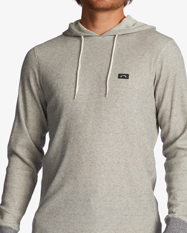 Billabong Keystone Pullover Thermal Hoodie Oatmeal | SKRXCQ-319