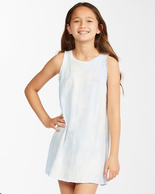 Billabong Kind Of Sweet Tie-Dye T-Shirt Šaty Blankyt | ZYHSGQ-195