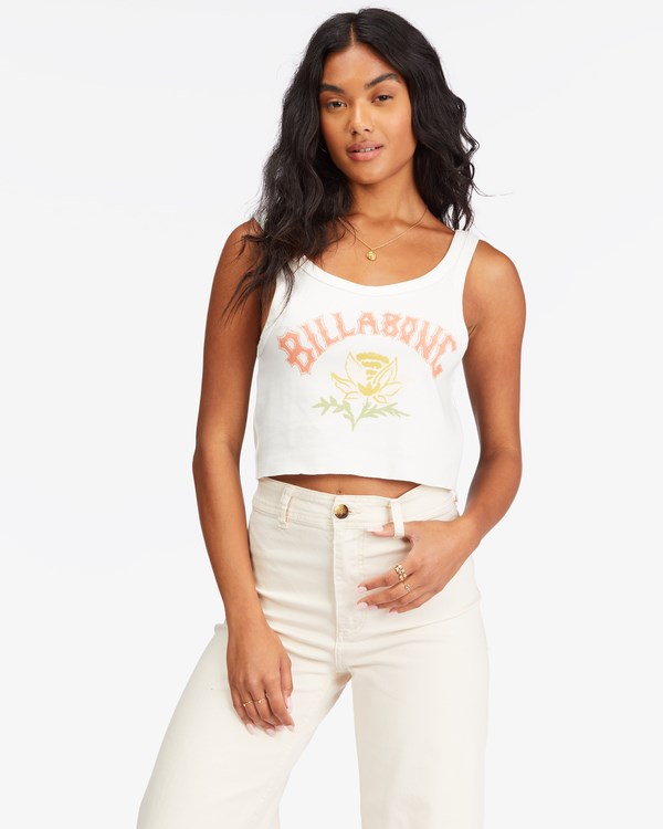 Billabong Know The Way Tank Top Salt Crystal | SAOTXY-572