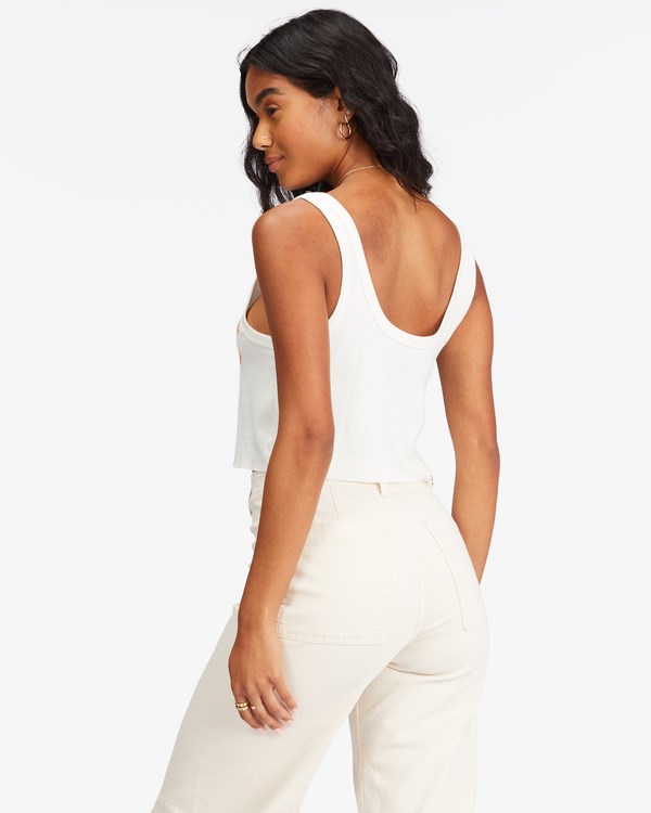 Billabong Know The Way Tank Top Salt Crystal | SAOTXY-572