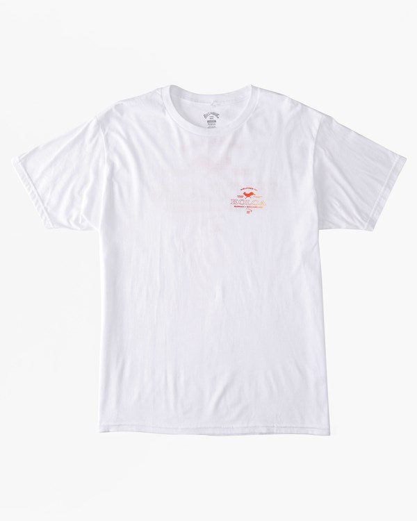 Billabong Koloa Rooster Krátké Sleeve T-Shirt Bílé | ZSLACO-826