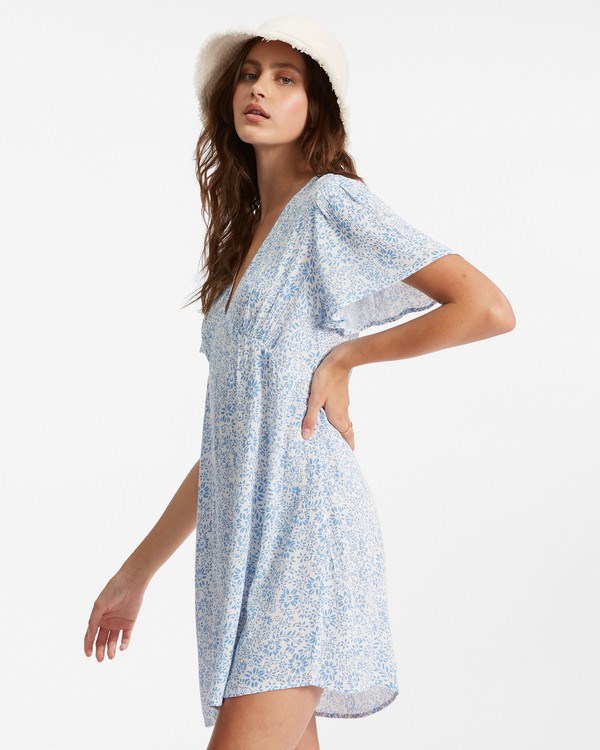 Billabong Krátké And Sweet Mini Šaty Salt Crystal | YFRKSX-479