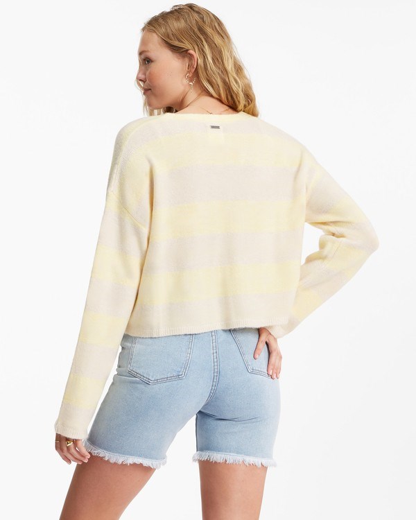 Billabong Krátké N Sweet Cropped Cardigan Svetrové Krém | RLWHKO-780