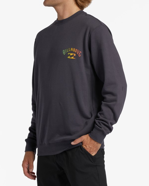 Billabong Krátké Sands Crewneck Sweatshirt Charcoal | CXAVQD-315