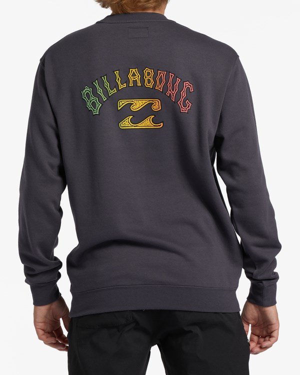 Billabong Krátké Sands Crewneck Sweatshirt Charcoal | CXAVQD-315