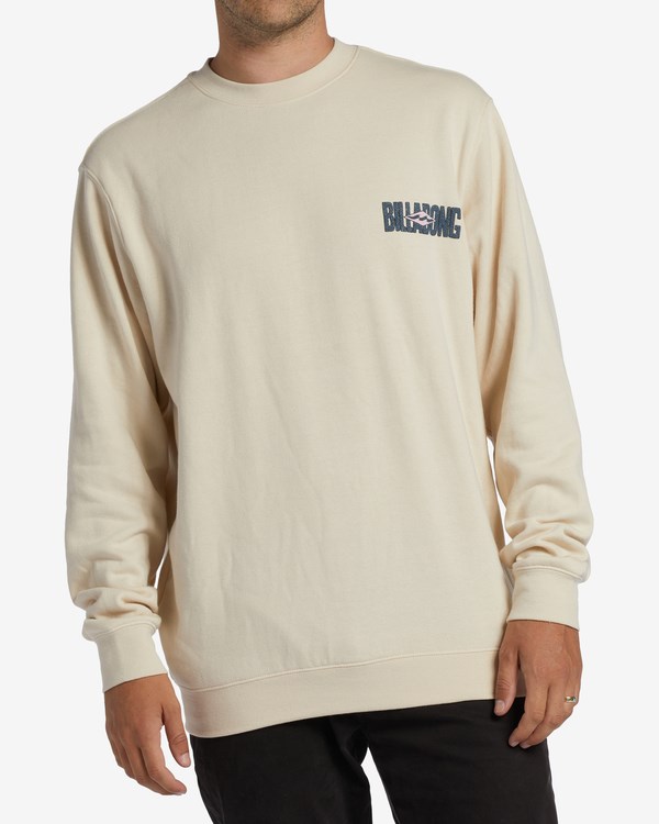 Billabong Krátké Sands Crewneck Sweatshirt Chino | EHMVSO-267
