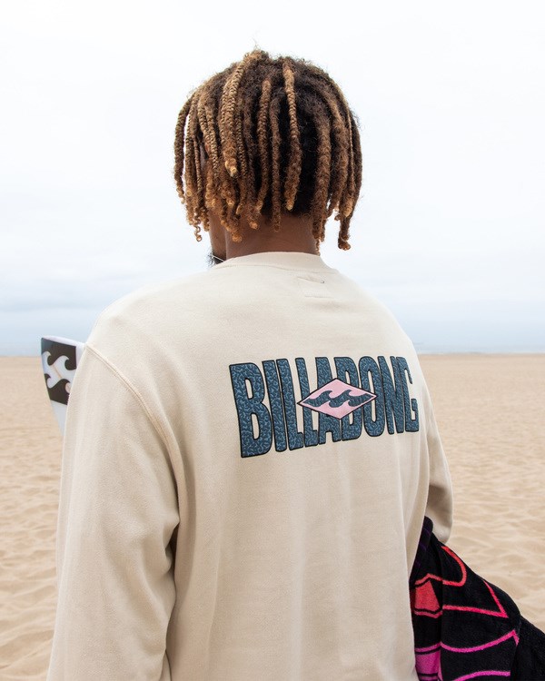 Billabong Krátké Sands Crewneck Sweatshirt Chino | EHMVSO-267