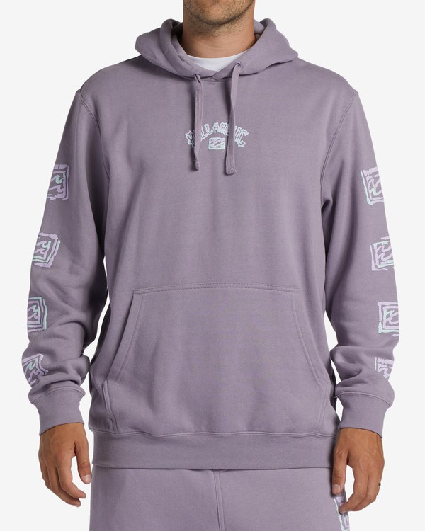 Billabong Krátké Sands Pullover Hoodie Fialové | OGDZPC-814
