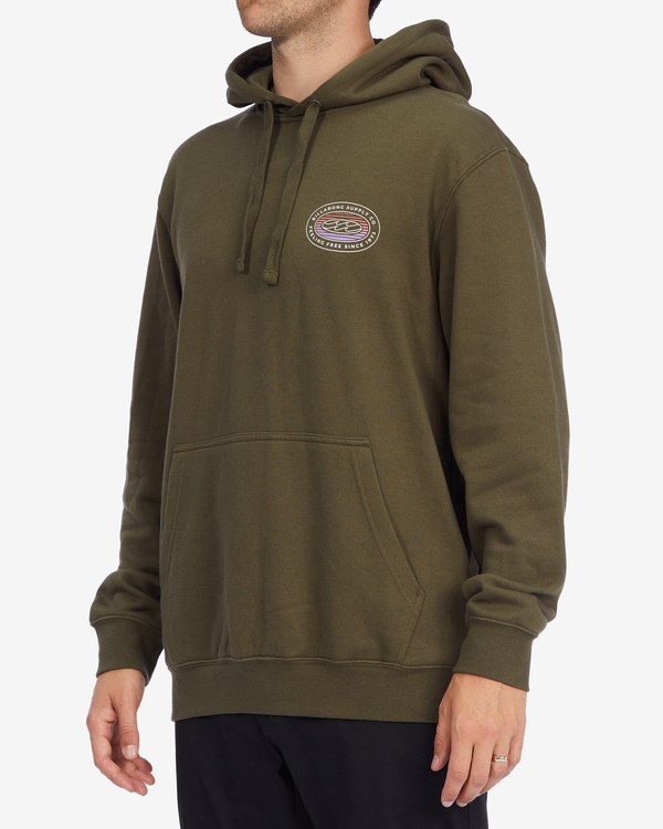Billabong Krátké Sands Pullover Hoodie Military | SQGYWI-470