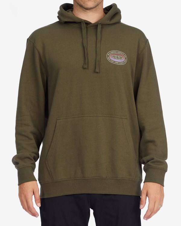 Billabong Krátké Sands Pullover Hoodie Military | SQGYWI-470