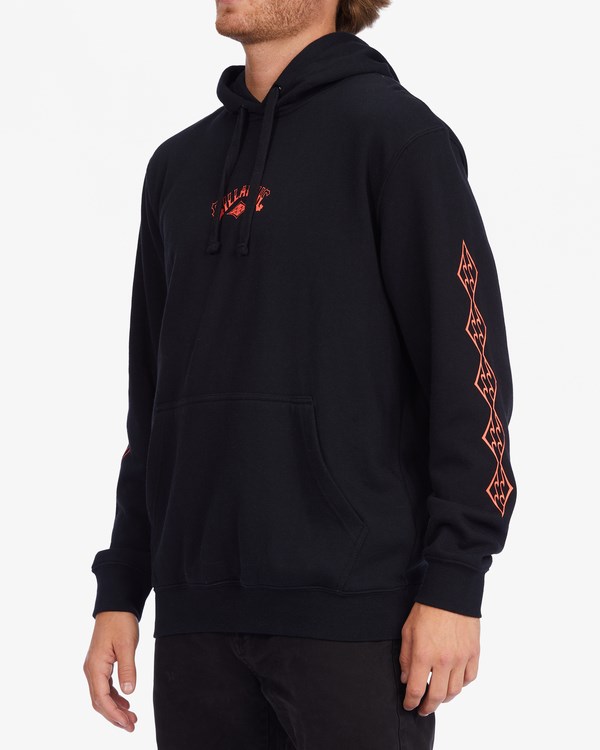 Billabong Krátké Sands Pullover Hoodie Černé | LJEPDF-065