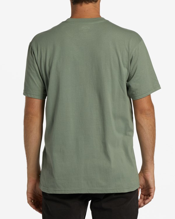 Billabong Labels Pocket T-Shirt Sage | XIWDMP-257