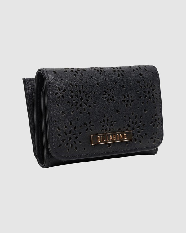 Billabong Lana Tri-fold Wallet Černé | EJOIXR-618