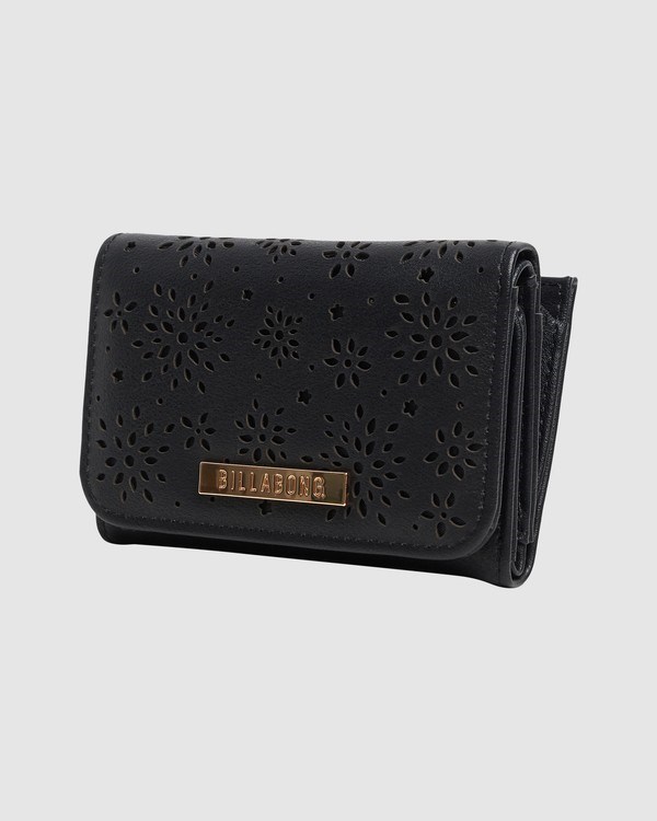 Billabong Lana Tri-fold Wallet Černé | EJOIXR-618