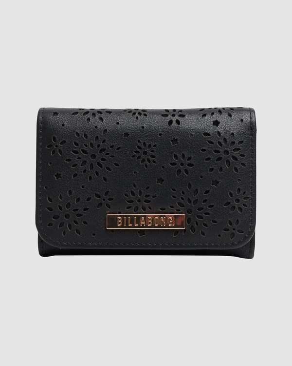 Billabong Lana Tri-fold Wallet Černé | EJOIXR-618