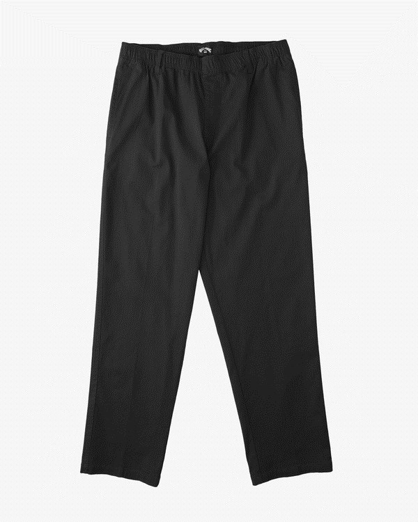 Billabong Larry Elastic Beach Pants Černé | ZRSNCT-913