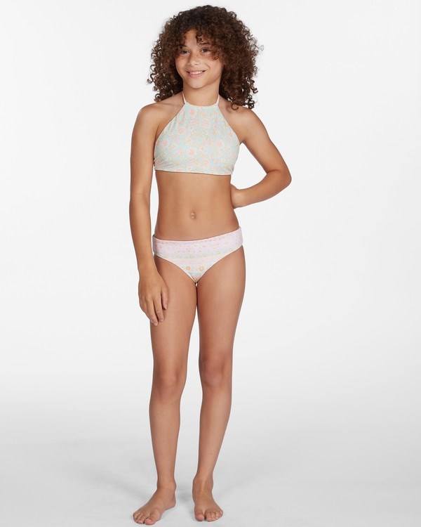 Billabong Layered With Love High Neck Reversible Bikiny Set Multi | LGZNDB-069