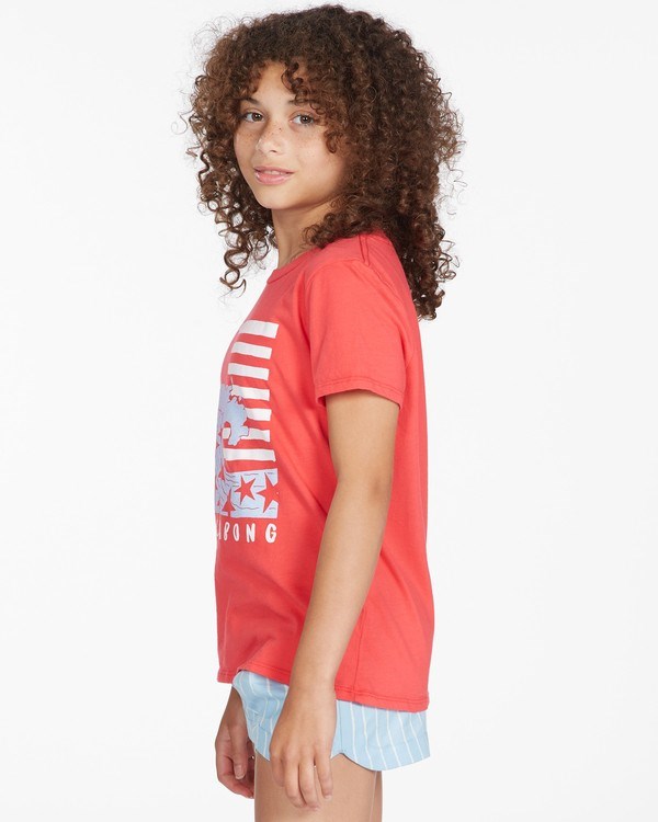 Billabong Lazy Day Boyfriend T-Shirt Fuego | ESQYMV-760