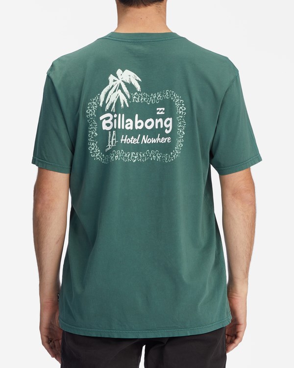 Billabong Leaves Wave Washed Krátké Sleeve T-Shirt Alpine | DFHEKQ-146